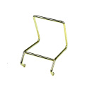 Wholesale Custom Golden Metal Wire Bracket Mobile Phone Tablet Computer Metal Bracket Lazy Desktop Folding Bracket